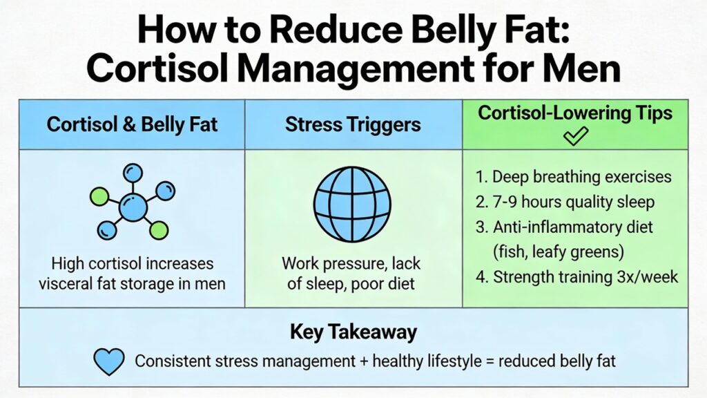 How To Reduce Belly Fat Cortisol Men
