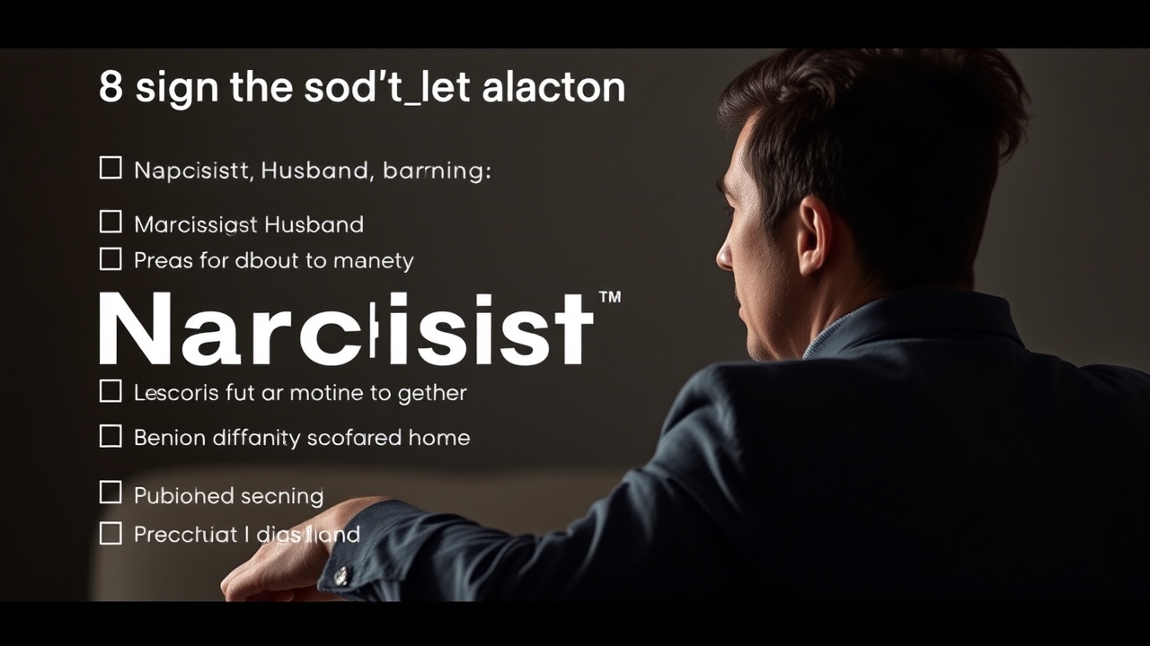 Signs Of A Narcissist Husband In A Marriage Checklist